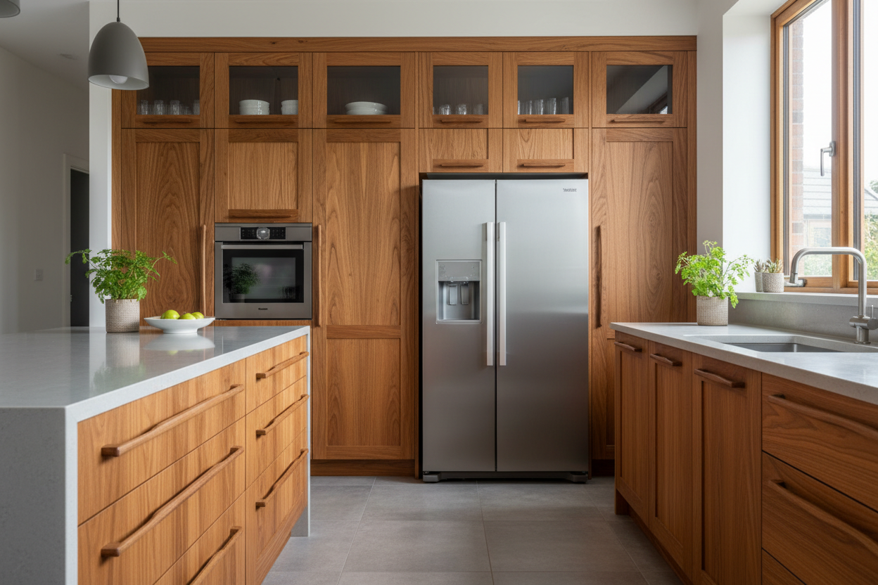 kitchen cabinets in wooden
