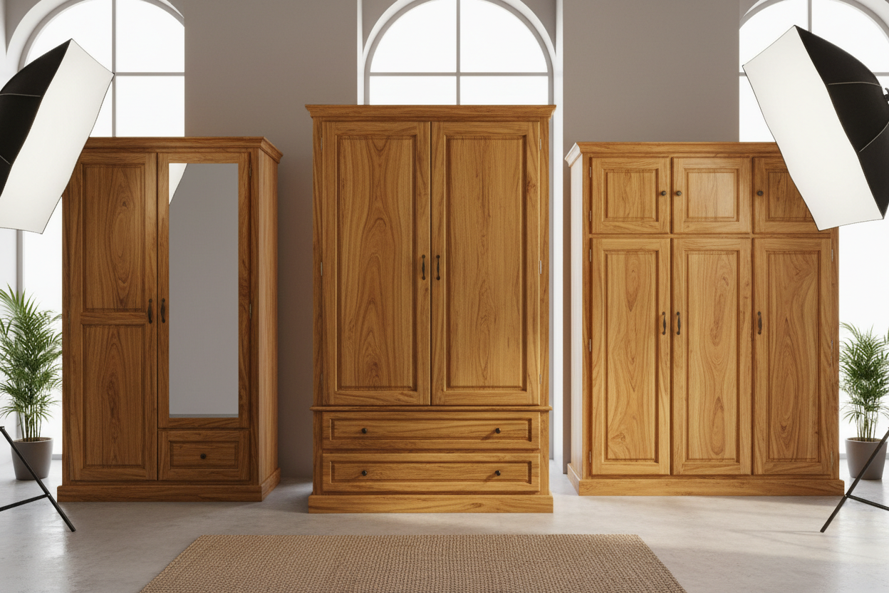 Wardrobes in sheesham wood